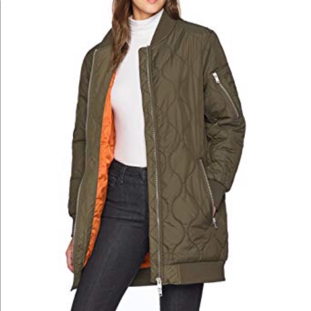 French Connection XS oversized bomber jacket